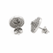 Boucles d'oreilles Boucles d'oreilles en or blanc 18 carats et diamants 58 Facettes Boucles d'oreilles en or et diamants