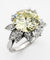 Bague 53 Bague en or blanc 18 carats sertie de diamants naturels 58 Facettes Dj