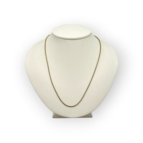 Collier Chaîne maille serpent en or jaune 18K 47 cm 58 Facettes 149066628