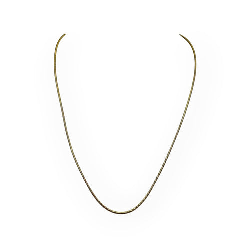 Collier Chaîne maille serpent en or jaune 18K 47 cm 58 Facettes 149066628