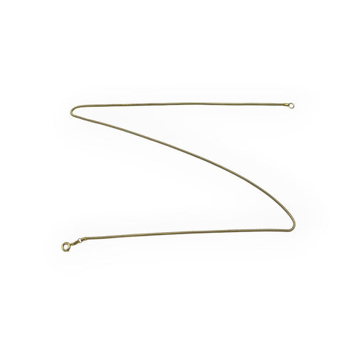 Collier Chaîne maille serpent en or jaune 18K 47 cm 58 Facettes 149066628