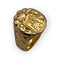 Bague 52 Chevalière blason gravé en or jaune 750 58 Facettes 149067235