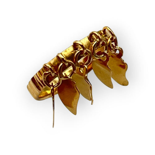 Bague 49 Bague pampilles en or jaune 750 58 Facettes 149067901