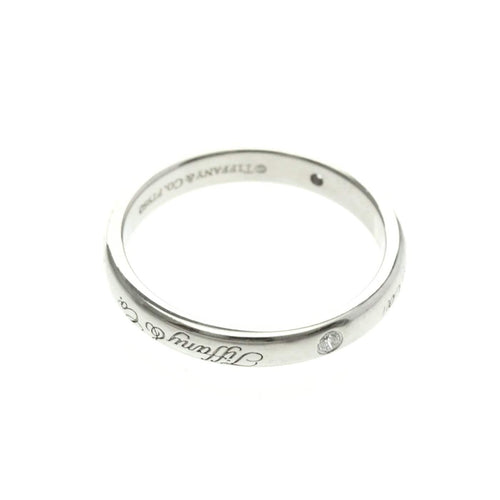 Bague 52 Tiffany & Co. Notes - Alliance en platine et diamants 58 Facettes sbraw0qprv