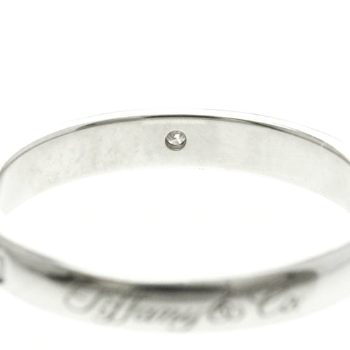 Bague 52 Tiffany & Co. Notes - Alliance en platine et diamants 58 Facettes sbraw0qprv