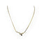 Collier Collier maille anglaise en or jaune, saphir et diamant 58 Facettes 149067745