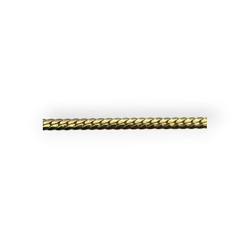 Collier Collier maille anglaise en or jaune, saphir et diamant 58 Facettes 149067745
