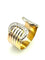Bague 50 Cartier Double C - Bague en or jaune, rose et blanc et diamants 58 Facettes CARTIER BG