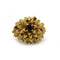 Bague 53 Bague fleur en or jaune 750‰ et rubis 58 Facettes 260027SP