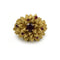 Bague 53 Bague fleur en or jaune 750‰ et rubis 58 Facettes 260027SP