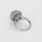 Bague 55 Elegante Bague platine et diamants à motif rayonnant 58 Facettes 260296