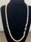 Collier Collier en chute Akoya 53,5 cm en or gris et diamants 58 Facettes 938