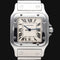 Montre Cartier Santos Galbée - Montre en acier (quartz) 58 Facettes MT46229