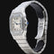Montre Cartier Santos Galbée - Montre en acier (quartz) 58 Facettes MT46229