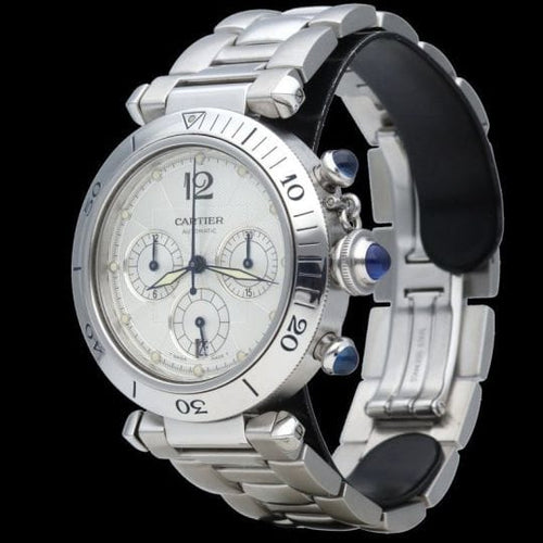 Montre Cartier Pasha Seatimer - Montre automatique acier 38 mm 58 Facettes MT46241
