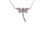 Collier Collier contemporain - Pendentif en or blanc 18 carats, rubis et diamants 58 Facettes 23671