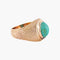 Bague 53 La Turquoise - Bague en or jaune 18 carats turquoise 58 Facettes BO/220078