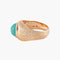 Bague 53 La Turquoise - Bague en or jaune 18 carats turquoise 58 Facettes BO/220078