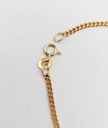 Bracelet Bracelet gourmette fin vintage en or 21k pour enfant 58 Facettes A06967