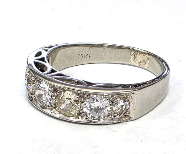 Bague 58 Bague en or blanc 18 ct avec diamants 58 Facettes 277/A 2026