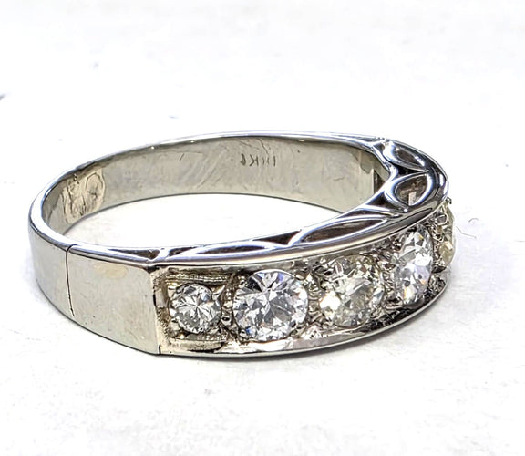 Bague 58 Bague en or blanc 18 ct avec diamants 58 Facettes 277/A 2026