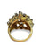 Bague 53 Bague ancienne en or jaune 18K avec diamants, saphirs et rubis 58 Facettes 1873