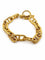 Bracelet Bracelet chaîne en or jaune 18 carats avec fermoir toggle 58 Facettes Cor