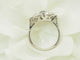 Bague 50 Bague Art déco en or blanc 18 carats et diamants taille ancienne 58 Facettes 33737