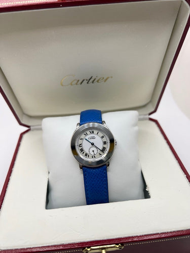 Montre Cartier Must de Cartier Ronde - Montre quartz en argent 925 33 mm 58 Facettes 1824