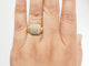 Bague 57 Bague pavée de diamants en or jaune 18 ct 58 Facettes 33673