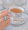 Bague 51.5 Bague vintage - Saphirs Troïdia et diamants en or rose et or blanc 18K 58 Facettes 1780