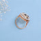 Bague 51.5 Bague vintage - Saphirs Troïdia et diamants en or rose et or blanc 18K 58 Facettes 1780