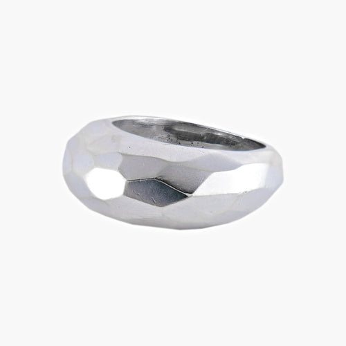 Bague 51 Facette - Bague en or blanc 58 Facettes BO/220020 RIV