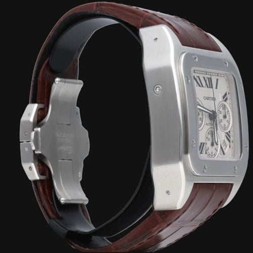 Montre Cartier Montre Santos 100 Xl Chronograph 58 Facettes MT46225
