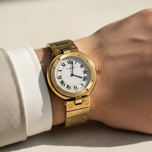 Montre Cartier Santos Vendôme - Montre en or jaune 18 carats 58 Facettes 1.0001055/1