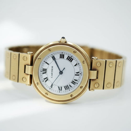Montre Cartier Santos Vendôme - Montre en or jaune 18 carats 58 Facettes 1.0001055/1
