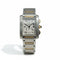 Montre Cartier Tank Française GM - Montre en or 18 carats et acier 58 Facettes 1.0000977/1