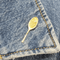 Aiguille en forme de raquette en or jaune avec diamant 58 Facettes BR946