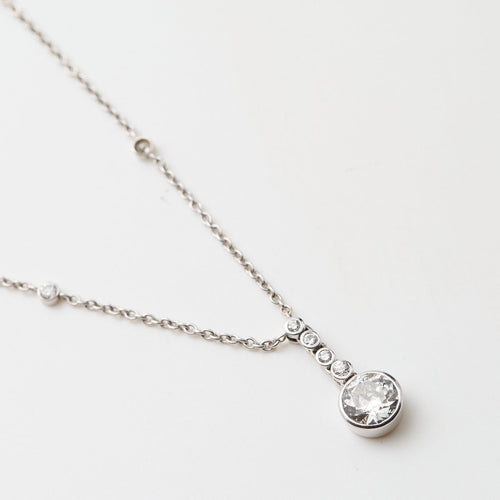 Collier Collier pendentif - Pendentif en or gris 18K et diamants taille ancienne 58 Facettes LP1842/MAUNB
