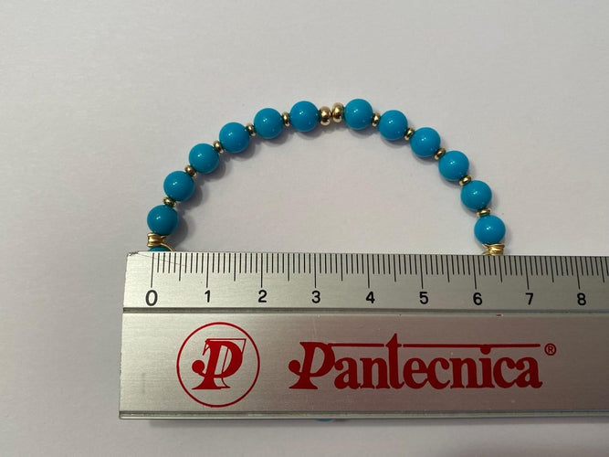 Bracelet Chantecler Cherie - Bracelet en or jaune 18K avec diamants et turquoise 58 Facettes AZ-GAD-CH42326