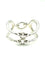 Bracelet Hermès Arabesque - Bracelet semi-rigide TGM en argent 58 Facettes HERMES BRAC