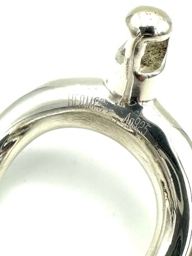 Bracelet Hermès Arabesque - Bracelet semi-rigide TGM en argent 58 Facettes HERMES BRAC