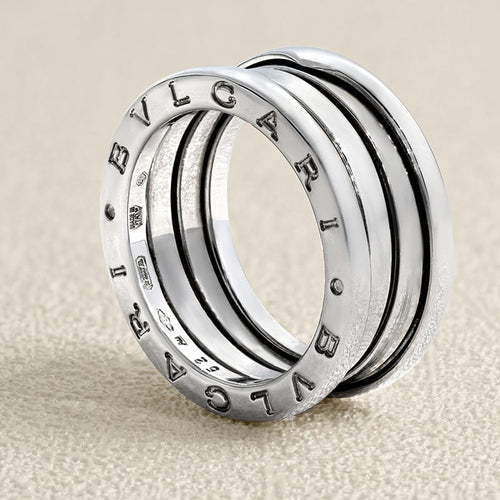 Bague 52 Bague Bulgari B.Zero 1 Or blanc 58 Facettes OC-61900040