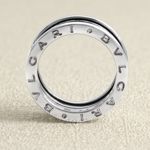 Bague 52 Bague Bulgari B.Zero 1 Or blanc 58 Facettes OC-61900040