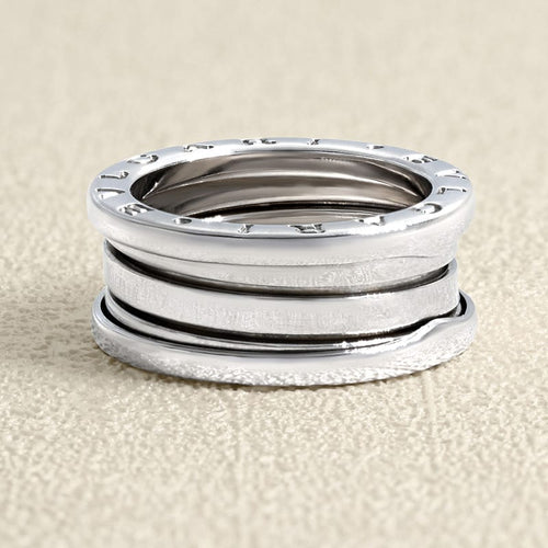 Bague 52 Bague Bulgari B.Zero 1 Or blanc 58 Facettes OC-61900040