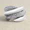 Bague 49 Bague Chaumet Double spirale Or blanc et Diamants 58 Facettes 61E00475