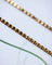 Collier Chaîne maille chenille en or jaune 750 58 Facettes A12161