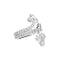 Bague 54 Bague Cartier, platine, diamants. 58 Facettes 35522