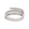Bague 51 Bague  Bandeau  Or blanc Diamant, Saphir 58 Facettes 4870287CN