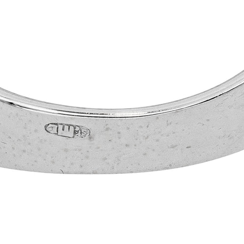 Bague 51 Bague  Bandeau  Or blanc Diamant, Saphir 58 Facettes 4870287CN